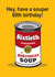 60th Birthday pop art soup can created by Wicked Poppy Designs