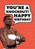 Anthony Joshua birthday card created by CatherineCritchley.