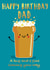A pint and a hug for Dad created by NICHOLA COWDERY ILLUSTRATIONS