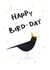 Cute bird birthday card created by Vavosha