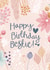 Happy Birthday Bestie created by Two For Joy Illustration