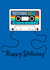Retro Mixtape 40th Happy Birthday Card 1985 Birthday created by Claire Beetham-Davies