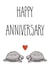 Tortoise Wedding Anniversary Card created by Adam Regester