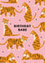 Pretty Birthday Card - Tigers - Birthday Babe created by Duchess Plum