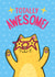 Totally Awesome Congratulations card created by Drawn to Cats