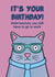 Go To Work! Birthday card created by Drawn to Cats