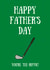 Funny Golf Father's Day Card created by Amy (Hedgecards)