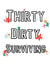 Funny Dirty Thirty Card created by REFcreative 