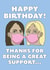 Great Bra Support, Birthday Card created by CatherineCritchley.