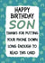 Funny Birthday Card - Son - Thanks For Putting Your Phone Down Long Enough To Read This Card created by Jolly Ginger Cards