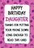 Funny Birthday Card for Daughter created by Jolly Ginger Cards
