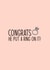 Congrats He Put A Ring on It Engagement Card created by Lucekatedesigns