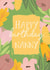 Floral Birthday Card for Nanny created by Giddy Kipper