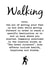 Walking Definition Birthday Card created by Worry Less Design