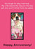 Happy anniversary to someone that loves the dog more than you created by Creative Designs