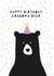 Happy Birthday Grandma Bear created by Heather Alstead Design LTD