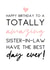 Happy Birthday Sister-in-law card created by Word Up Creative