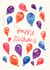 Happy Birthday Balloons Card created by Lucy Rogers