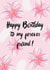 Happy Birthday to my forever friend card created by Bluubirch