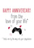 Happy Anniversary playstation card created by Silly Prints