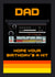 Birthday for Dad Retro TR-808 created by RetroMotion Artwork