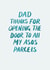 ASOS Order Joke Fathers Day card created by Amelia Katharine
