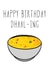 Happy birthday dhaal-ing created by Rangoli Official