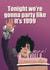 Birthday Party with Prince like it's 1999 created by @katiehounsomeillustrator
