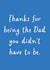 Heartfelt thank you Father's Day Card created by This is Awesome