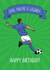 Football legend Birthday Card 1002 created by Evie Garnett Designs