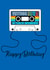 Retro Mixtape 50th Happy Birthday Card 1975 Birthday created by Claire Beetham-Davies