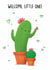 New Baby Cactus Card created by Sophie Kent Illustration