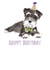 Schnauzer happy birthday card created by Bramble Designs