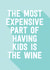 New Baby Funny Pregnancy Wine Card  created by Blush & Blossom 