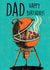 Retro Birthday Card - For Dad - BBQ created by Rocket68