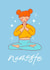 Namaste - Yogi Meditation Card created by Leah Chong - Leah Design