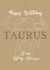 Happy Birthday Taurus created by Serenity Emily