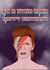 David Bowie Star Man Birthday Card created by Liam Harris