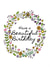 Beautiful birthday flower ring card created by Fefe Teale