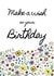 Make a wish birthday card created by Fefe Teale