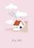 Cute Snail New Home Card - Punny Shell House - New Home created by Jessica Eyre