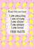 Positive Affirmations Lemons Card created by Jennifer Claire Design