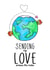 Sending Love Across The Miles Greeting Card created by TinkerDoodleArt