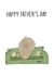 Literal couch potato Fathers Day card created by Cheeky Cards by Ginger
