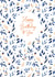 Birthday card with dark blue snd orange ornament. created by Julia Mezhniakova