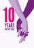 10 Year Anniversary card created by Diva Doodle Designs