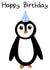 Birthday Penguin created by ArtByAmyD