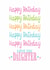 Happy Birthday Daughter 1001 created by Jay Design