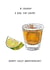 8th Anniversary Card - Salt Anniversary - Tequila Shot and Lime created by Panda and the Prince