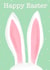 Happy Easter bunny card 1001 created by Molliemadethis